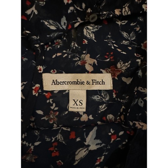 Abercrombie & Fitch Blue Floral Tank Top - Picture 3 of 4